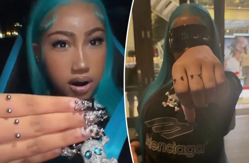 North West Responds to Critics with a Bold New Finger Piercing