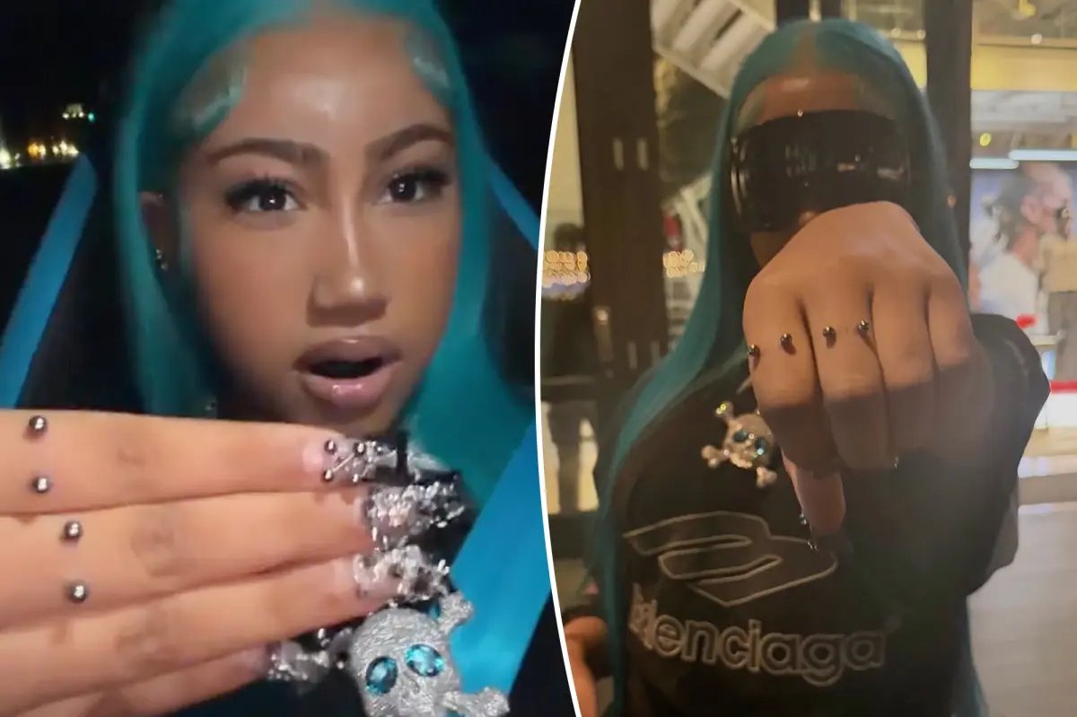 North West Responds to Critics with a Bold New Finger Piercing