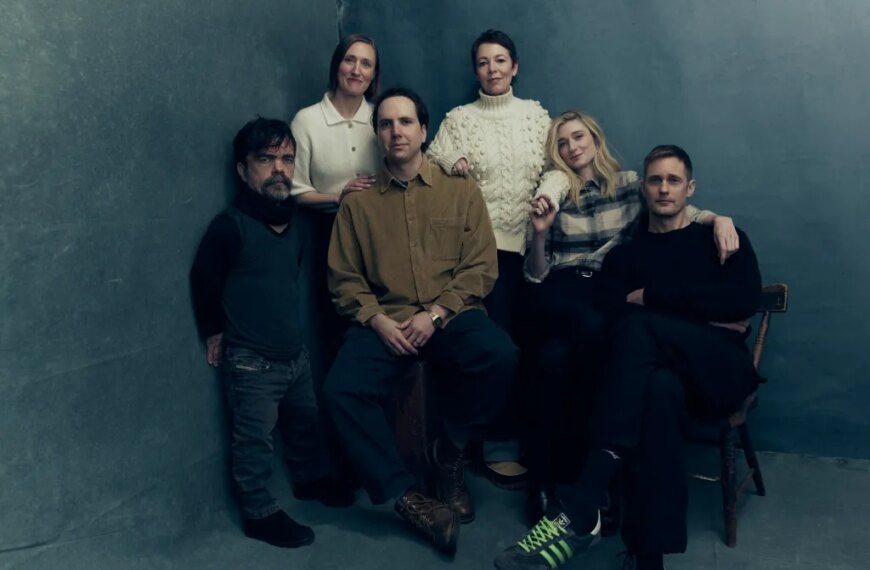 Olivia Colman and Alexander Skarsgård Share Their Love Story; Peter Dinklage Shows Off His Basket-Weaving Talent in 'Wicker' at Sundance Studio