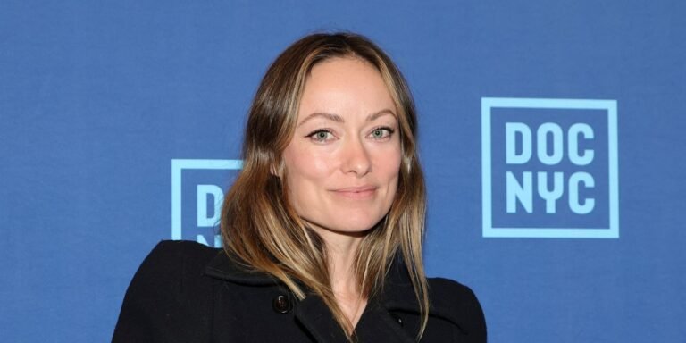 Olivia Wilde Shows Off Her Brightest Hair in a Chic Black Lace Bustier Dress at Sundance Film Festival