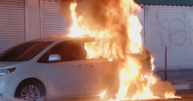 Police Search for Suspected Arsonist in Downtown LA