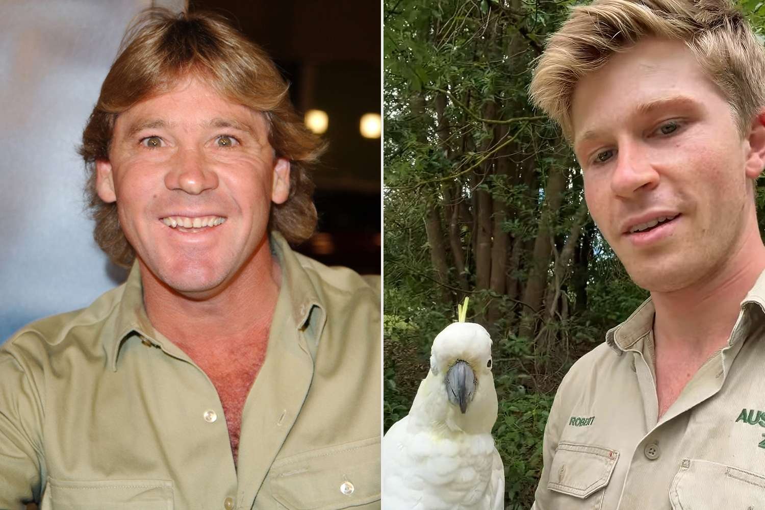 Robert Irwin Spends Time with Dad Steve's Beloved 60-Year-Old Cockatoo