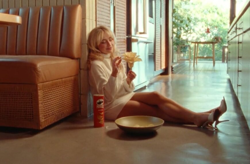 Sabrina Carpenter Stars in Her First Super Bowl Commercial Featuring Pringles 'Petals' – Take a Sneak Peek!