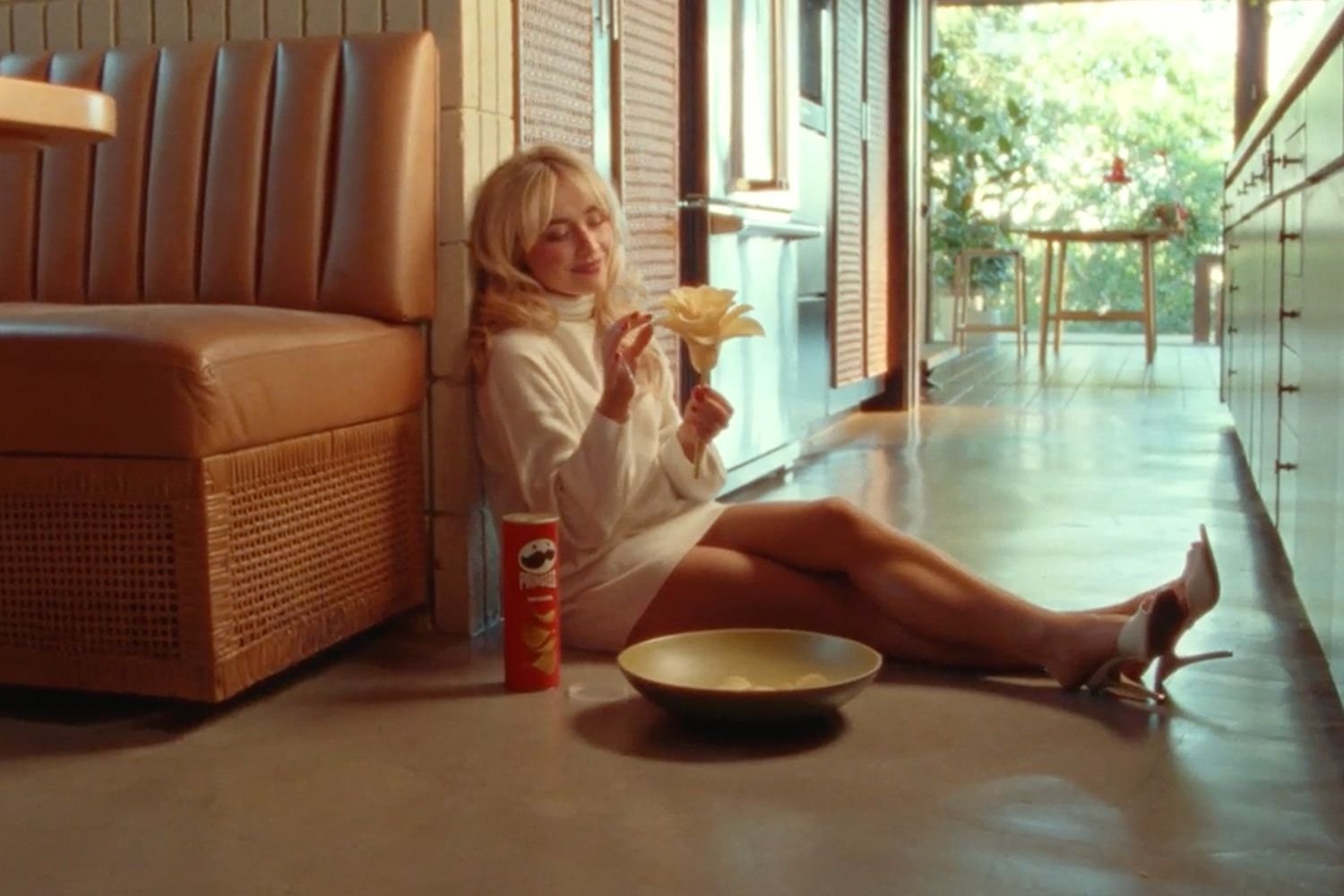 Sabrina Carpenter Stars in Her First Super Bowl Commercial Featuring Pringles 'Petals' – Take a Sneak Peek!