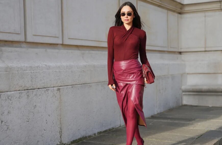 Say Goodbye to Pleather Pants: Faux Leather Skirts Are Making a Comeback