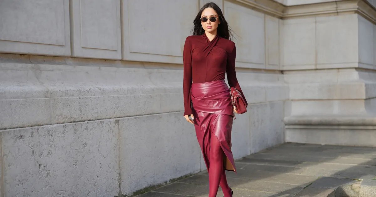 Say Goodbye to Pleather Pants: Faux Leather Skirts Are Making a Comeback