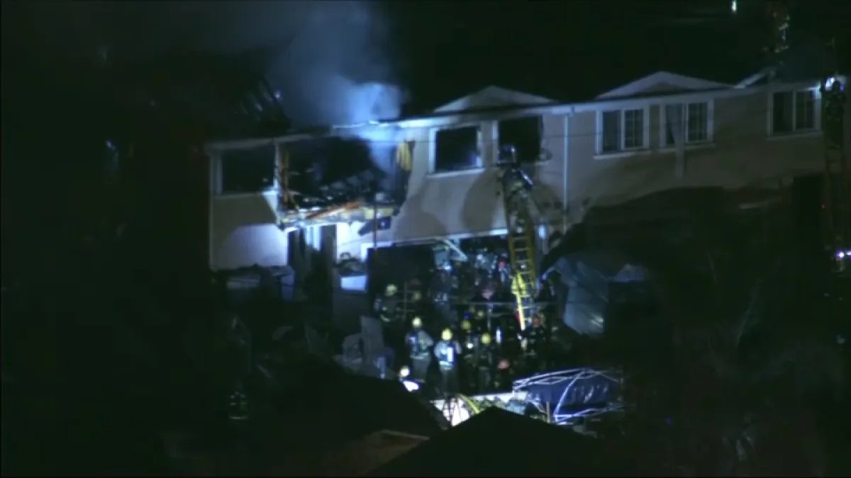 Smoke billows from Bell Gardens home after fire breaks out
