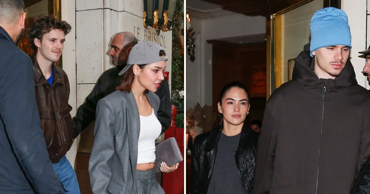 The Beckham Family Shows Support for Romeo at Paris Fashion Week Amid Brooklyn's Challenges