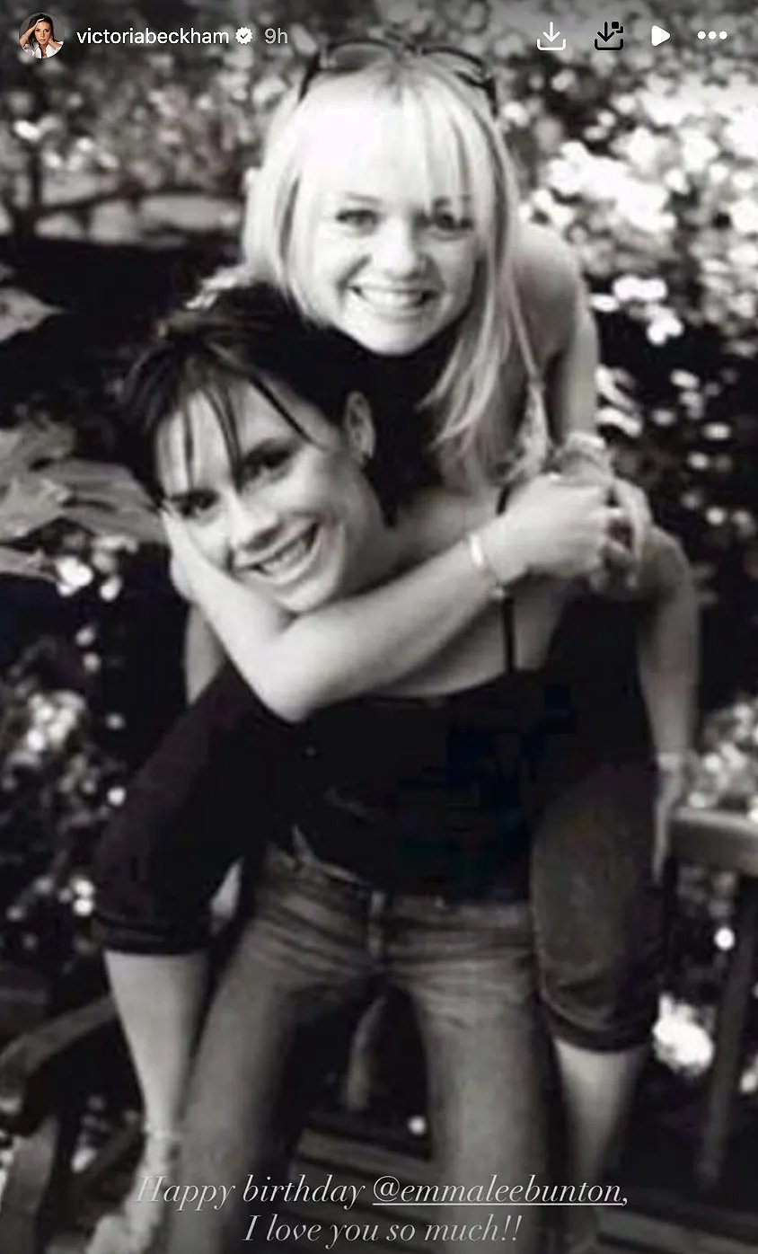 Victoria Beckham Wishes Emma Bunton a Happy 50th Birthday