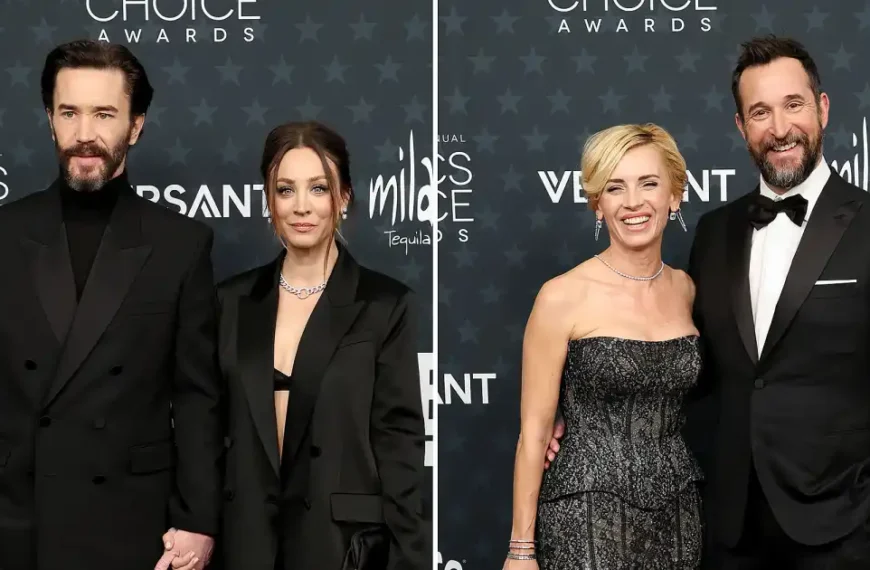 Top Couples Steal the Spotlight at the 2026 Critics Choice Awards: Kaley Cuoco, Tom Pelphrey, and More Shine on the Red Carpet