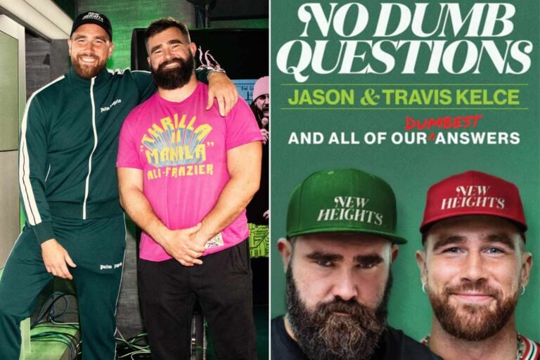 Travis and Jason Kelce Share Exciting News About Their New Book No Dumb Questions – Check Out the Cover!