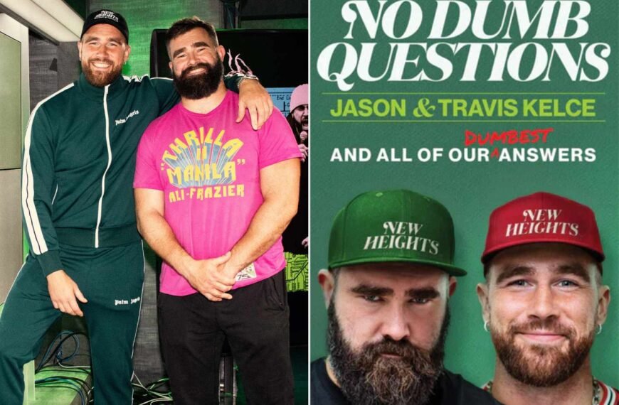 Travis and Jason Kelce Share Exciting News About Their New Book No Dumb Questions – Check Out the Cover!