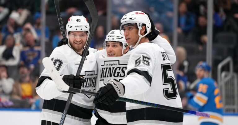 Trevor Moore's Game-Winning Goal Leads Kings to Victory Over Blues