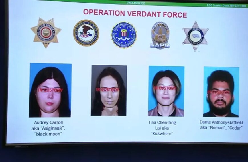 Two Suspected Members of Turtle Island Liberation Front Plead Not Guilty in Southern California Bombing Case