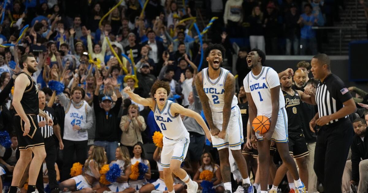 UCLA Pulls Off an Impressive Upset Against No. 4 Purdue Thanks to Donovan Dent and Tyler Bilodeau