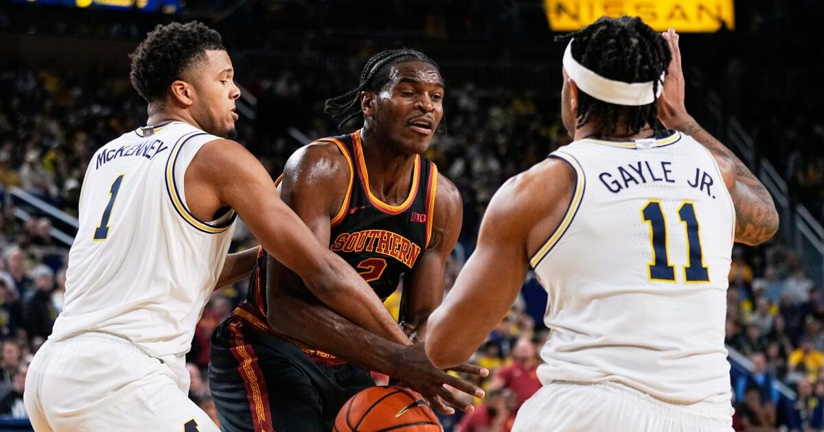 USC Falls Short Against Morez Johnson Jr. and No. 2 Michigan