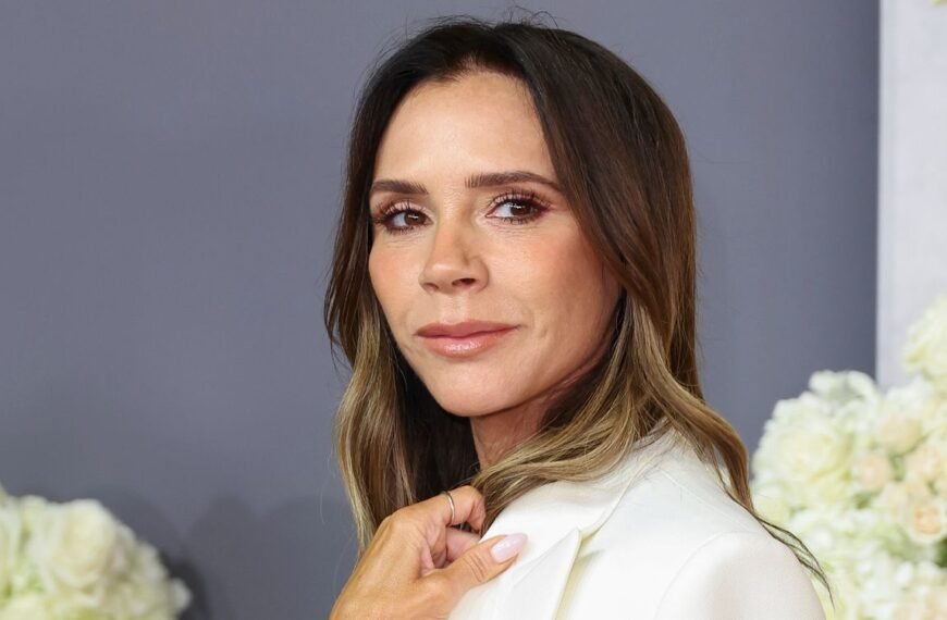 Victoria Beckham Stuns in a Sheer Skirt and Deep V-Top While Navigating Family Challenges