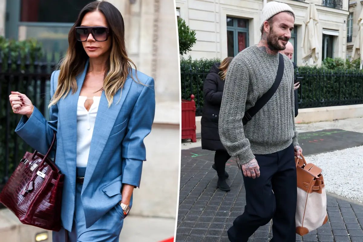 Victoria and David Beckham Show Their Stylish Bond with Matching Birkins in Paris