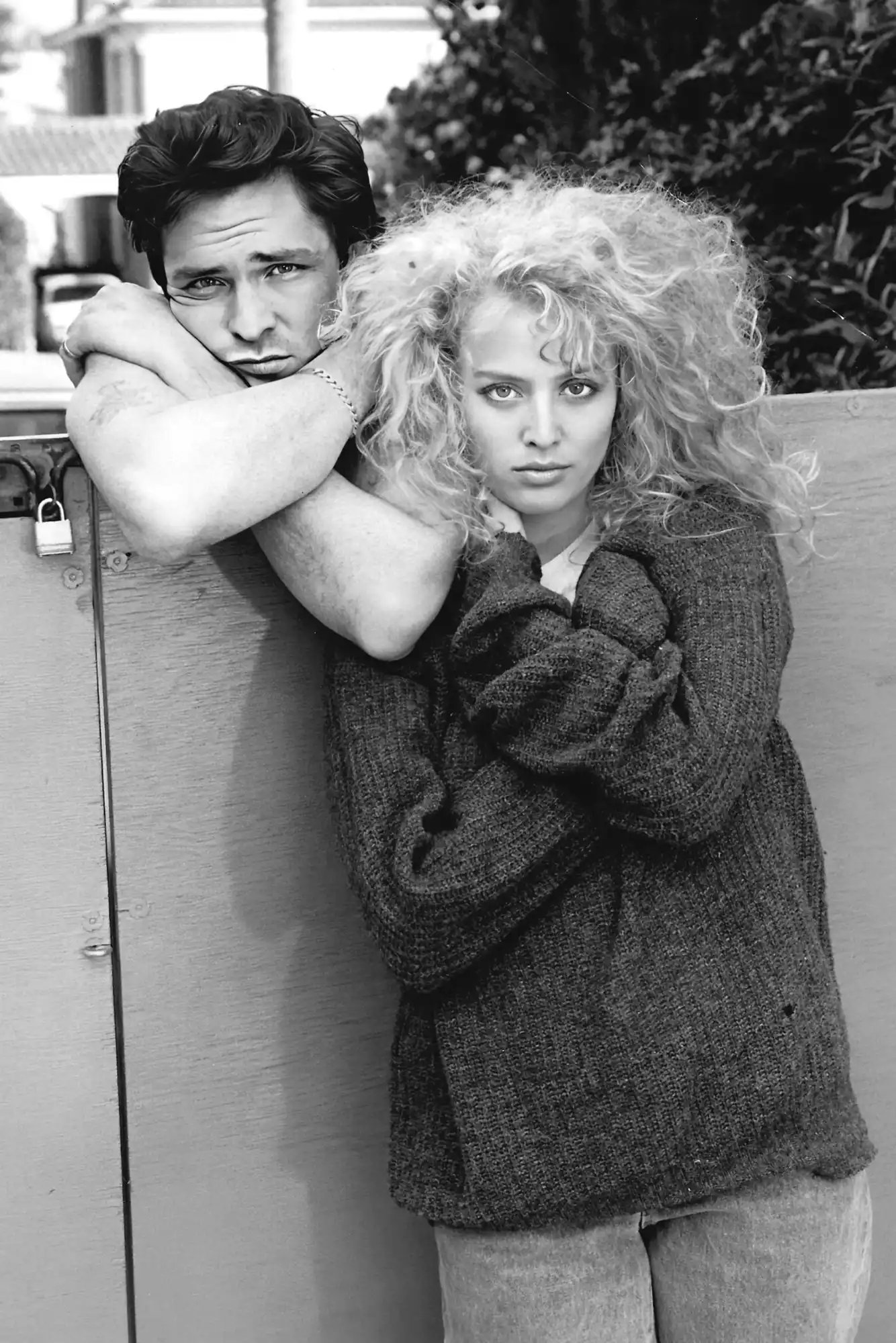 Virginia Madsen with brother Michael Madsen in 1984.