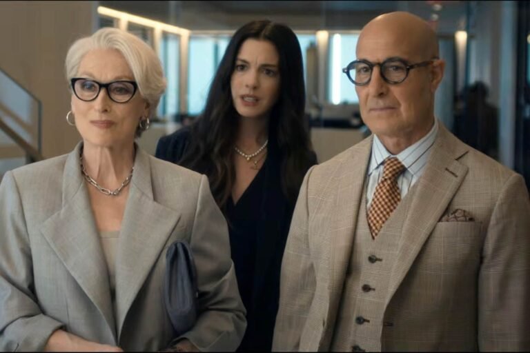Emily Blunt Comments on Anne Hathaway's Eyebrows in the New Devil Wears Prada 2 Trailer Featuring Meryl Streep