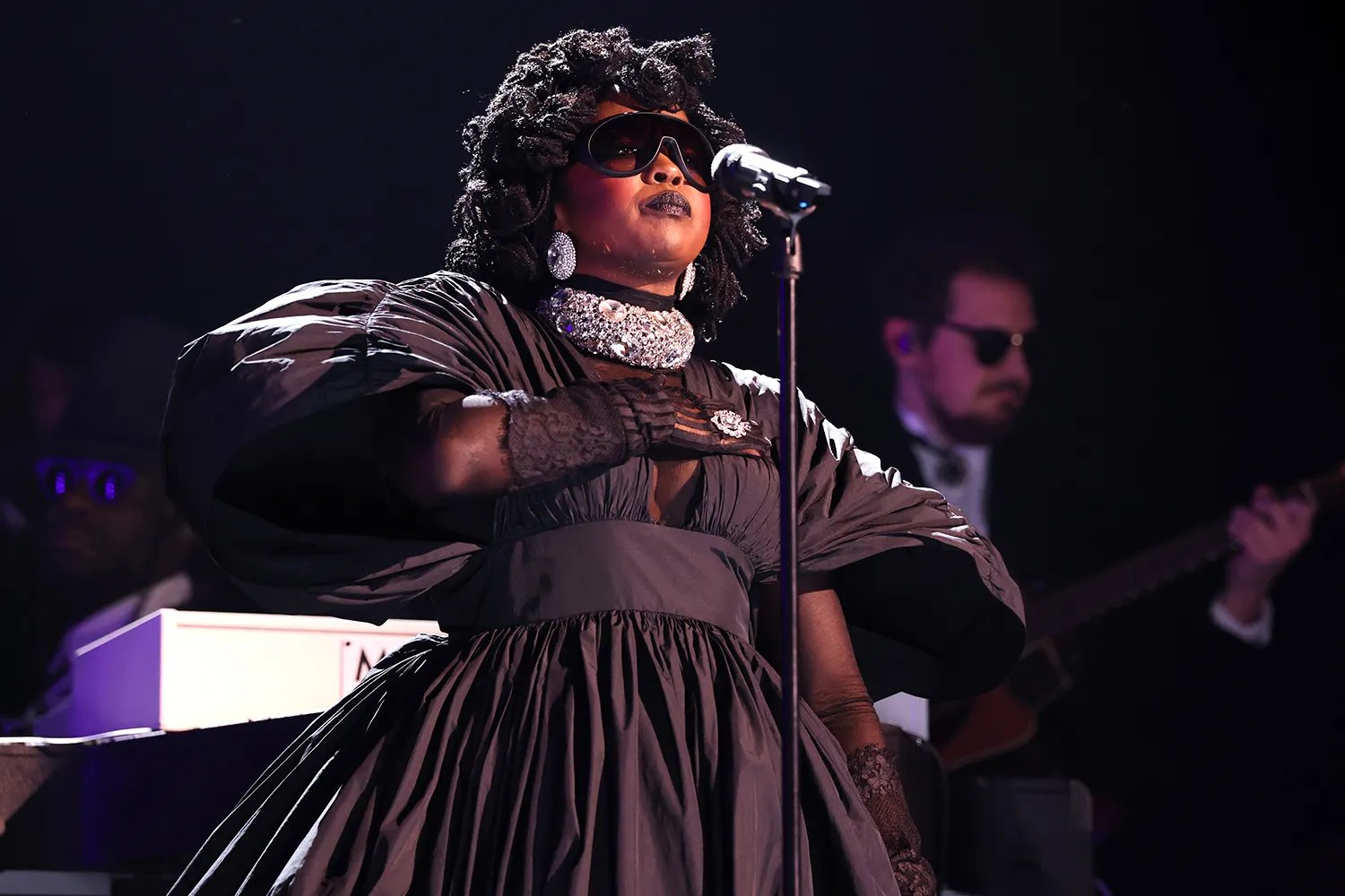 Lauryn Hill performs at the 2026 Grammy Awards