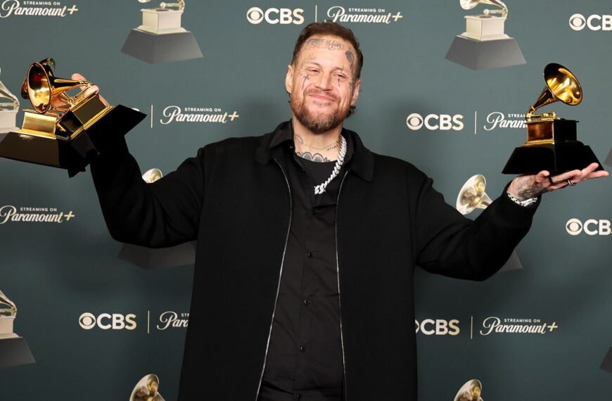 Jelly Roll Reflects on His Grammy Wins and Talks About Feeling Out of Touch with Politics