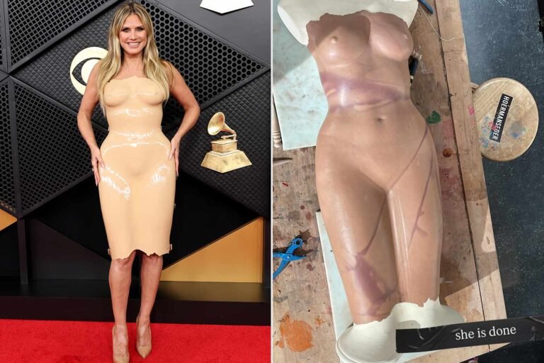 Heidi Klum Shares Surprising Details About Her 2026 Grammys Dress Before It Hit the Red Carpet