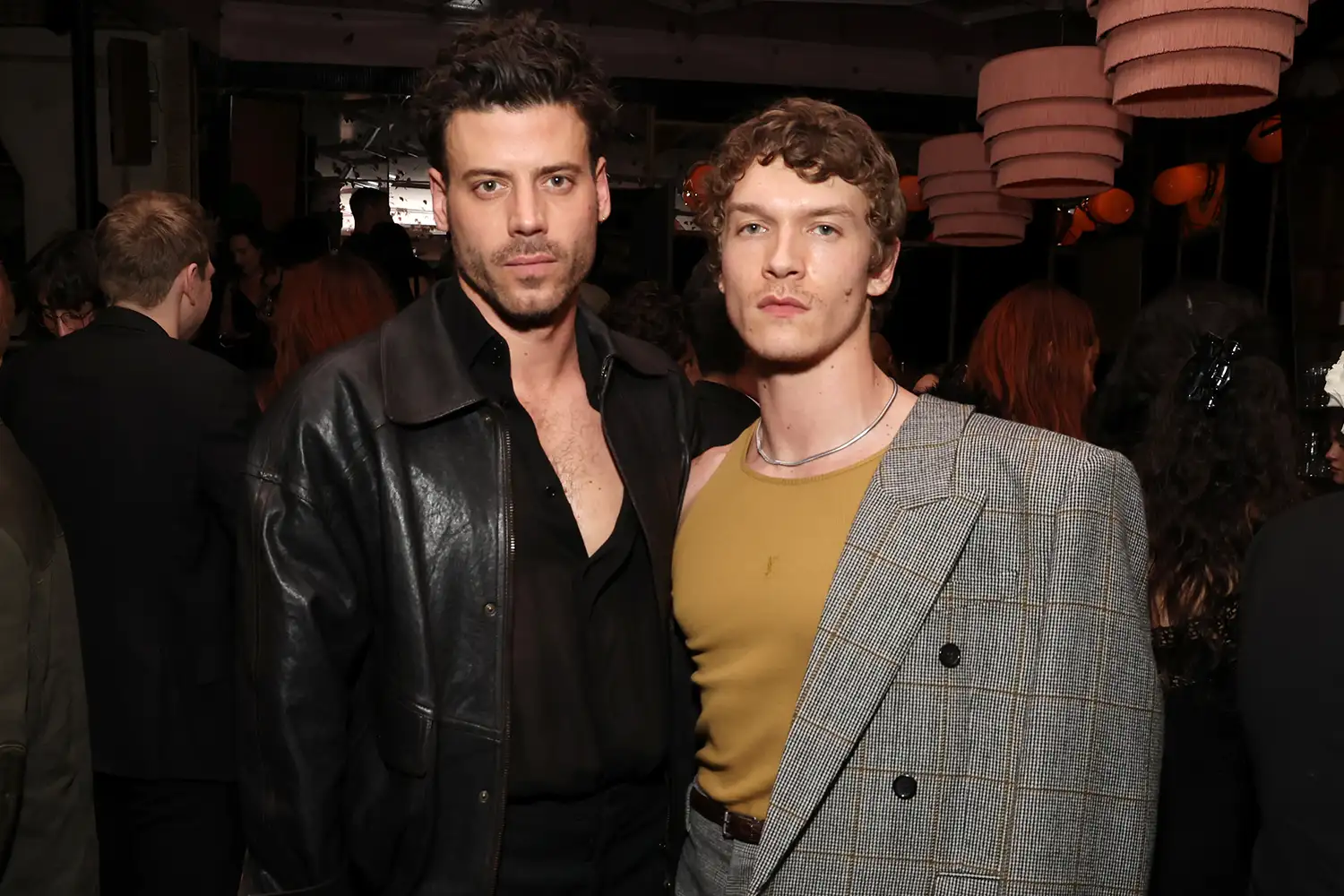 François Arnaud and Connor Storrie attend the W Magazine, Charli XCX, and Saint Laurent Grammy after party