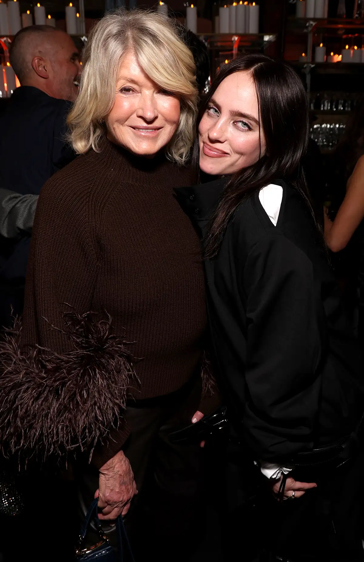 Martha Stewart and Billie Eilish attend the W Magazine, Charli XCX, and Saint Laurent Grammy after party