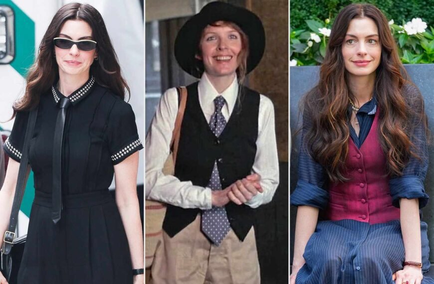 How Diane Keaton's Classic Role Influenced Anne Hathaway's Outfits in Devil Wears Prada 2