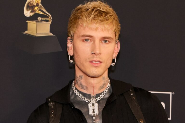 MGK Shows Off His New Ear Tattoos at the 2026 Grammys Pre-Party