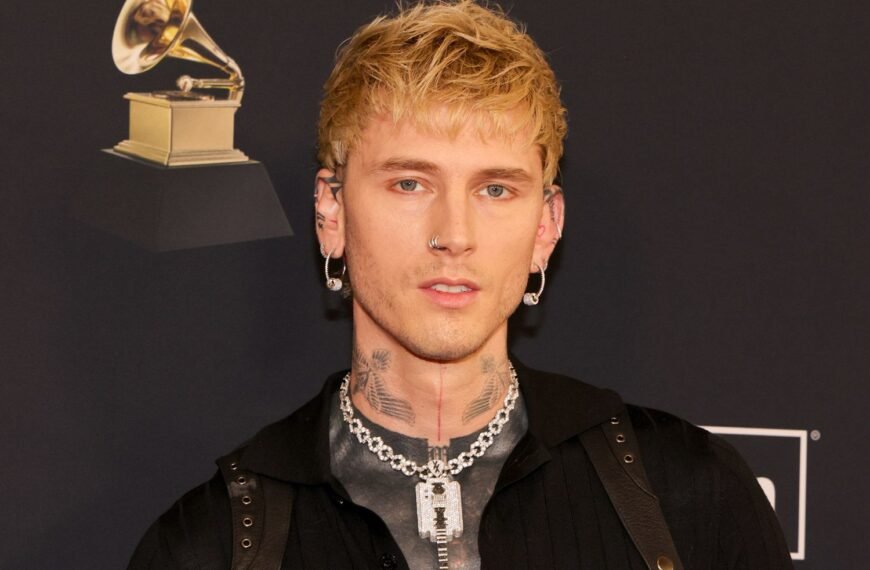 MGK Shows Off His New Ear Tattoos at the 2026 Grammys Pre-Party