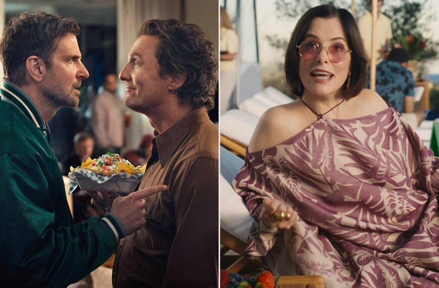 Matthew McConaughey and Bradley Cooper Spar Over Ideas in New Super Bowl Ad, With Parker Posey in the Mix