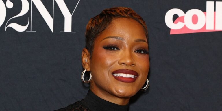 Keke Palmer Stuns in a Chic Minidress and Nostalgic '90s Hairstyle