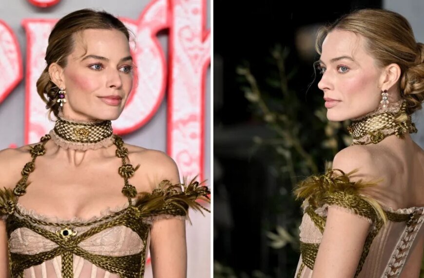 Margot Robbie Stuns in a Unique Hair Dress at the London Premiere of ‘Wuthering Heights’