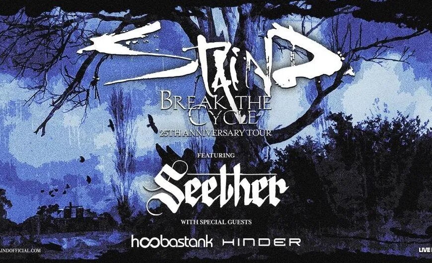 Staind to Celebrate 25 Years of Break the Cycle with North American Tour in 2026