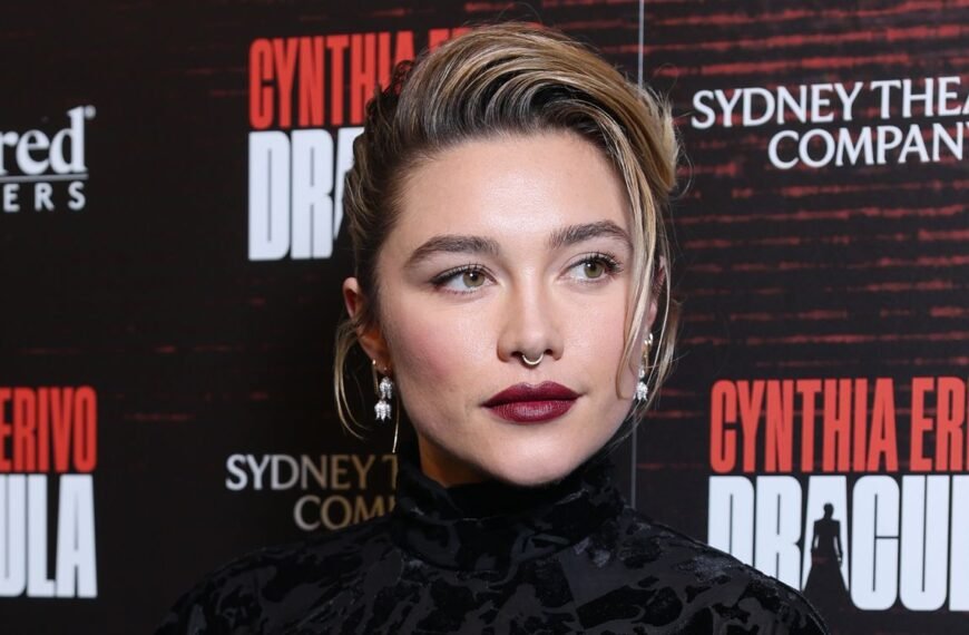Florence Pugh Fuels Engagement Buzz with Stunning Diamond Ring and Chic Black Dress