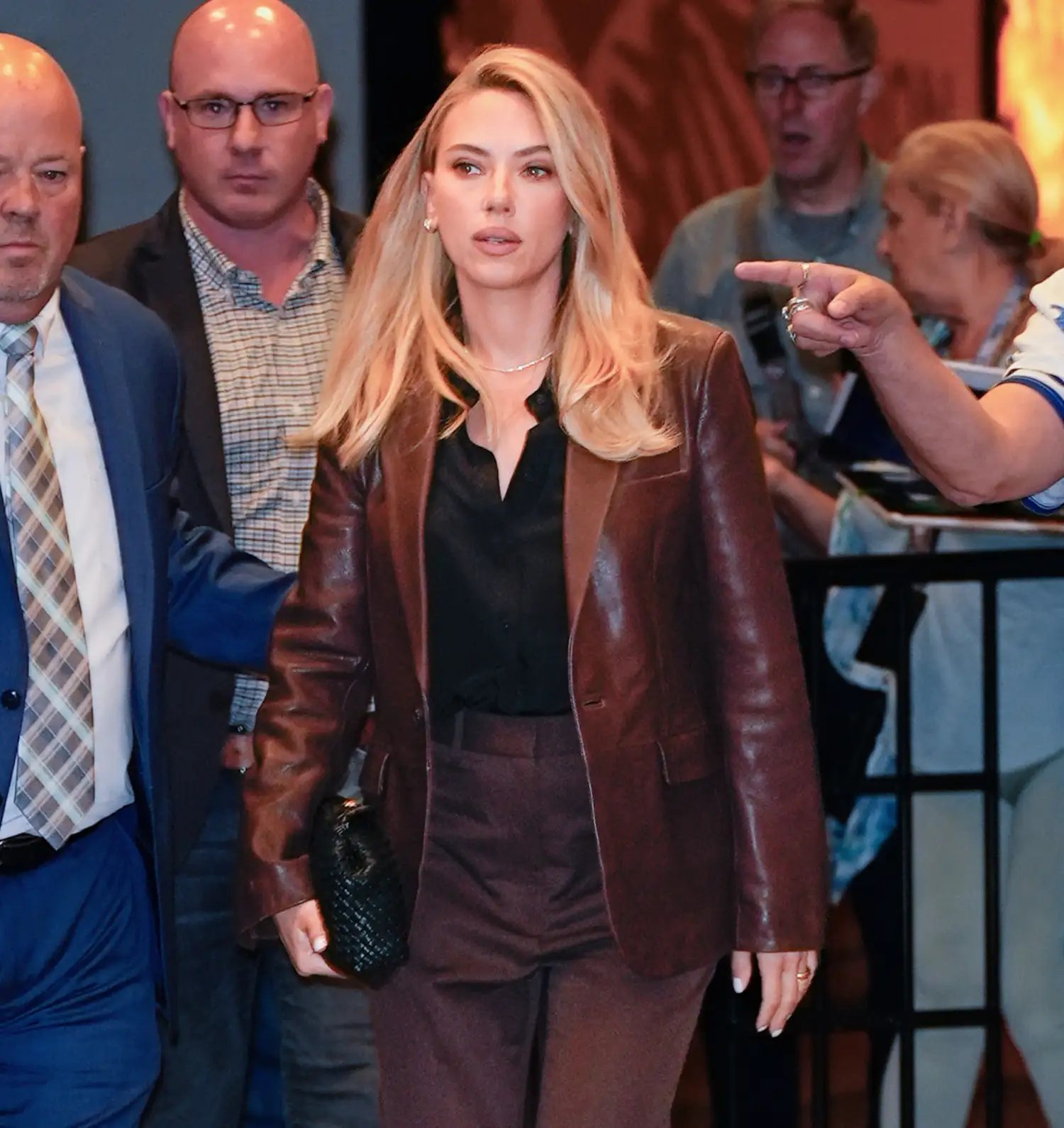 Scarlett Johansson is seen on September 23, 2025 in New York City.