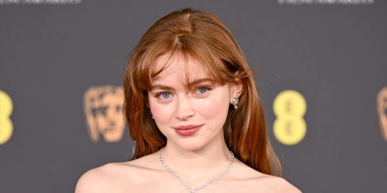 Sadie Sink Stuns in a Mint Green Gown with a Delicate Ribbon at the 2026 BAFTAs