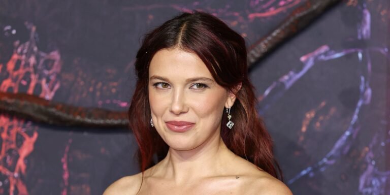 Millie Bobby Brown Shines in a Chic Sequin Lace Dress at Her 22nd Birthday Celebration