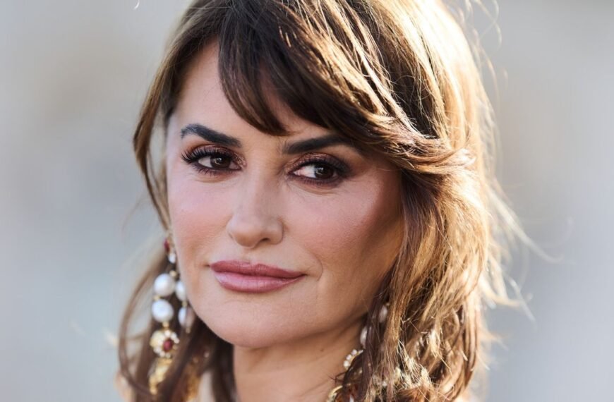 Penélope Cruz Stuns in a Chic Little Black Dress with a Unique Shredded Ribbon Skirt