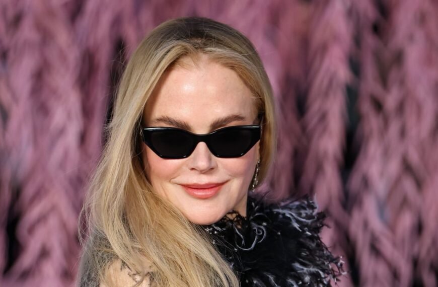 Nicole Kidman Shows Off Confident Style in a Chic Power Suit: Behind-the-Scenes Moments