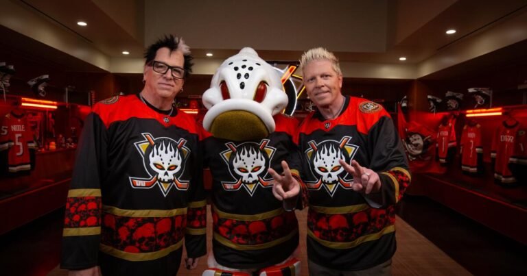 Anaheim Ducks and the Offspring Team Up for a Fun Punk Rock Night on Ice