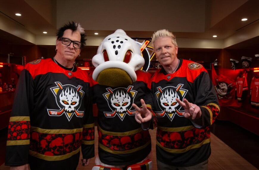 Anaheim Ducks and the Offspring Team Up for a Fun Punk Rock Night on Ice
