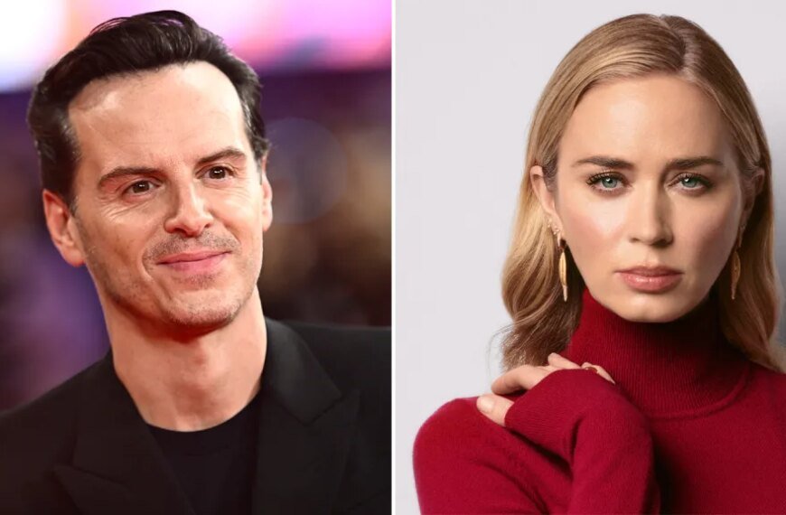 Andrew Scott Joins Emily Blunt in Netflix's 'Walk The Blue Fields'