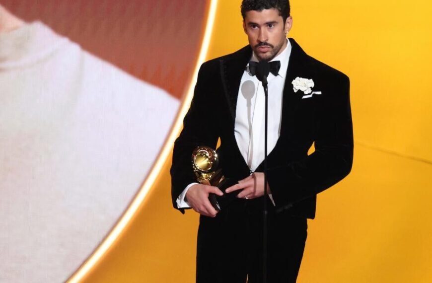 Bad Bunny Wins Grammy for Album of the Year, Celebrates Puerto Rico