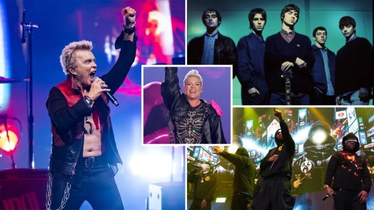 Billy Idol, Wu-Tang Clan, P!NK, Oasis, and Phil Collins Nominated for the 2026 Rock & Roll Hall of Fame