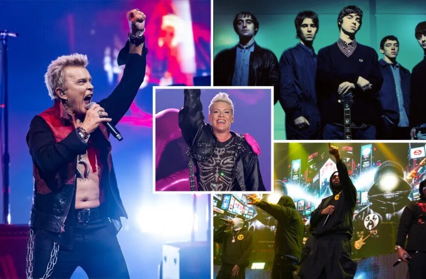 Billy Idol, Wu-Tang Clan, P!NK, Oasis, and Phil Collins Nominated for the 2026 Rock & Roll Hall of Fame