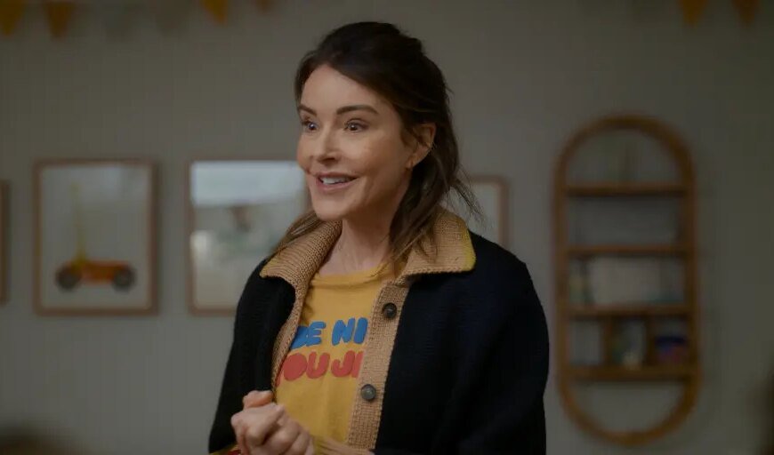 Christa Miller Shares Behind-the-Scenes Insights from Episode 304 of "Shrinking," Including Liz's Flaw and Music Choices for Derek's Scene