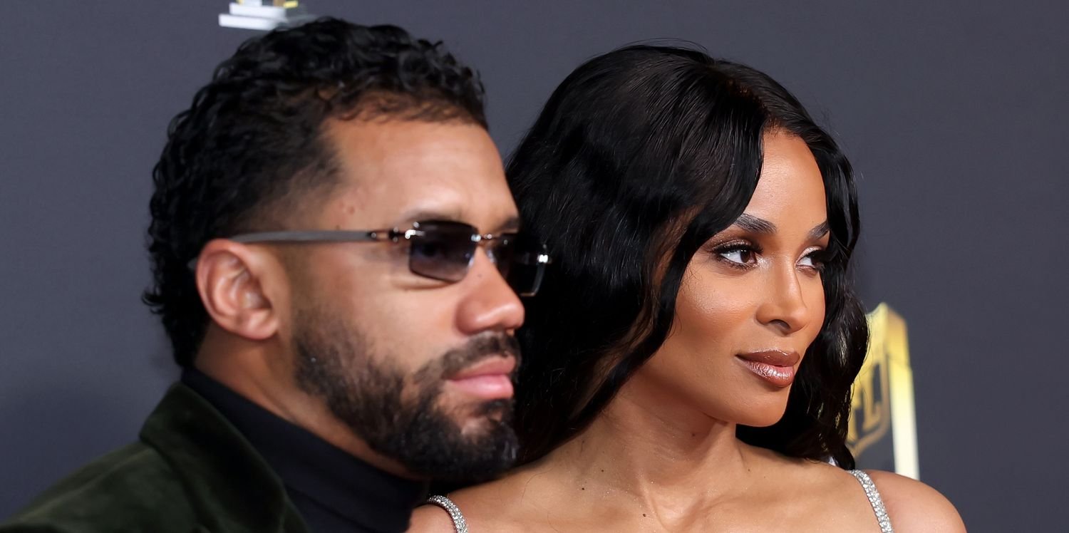 Ciara Shines in a Beautiful Silver Scaled Lingerie Gown on a Special Date Night with Russell Wilson